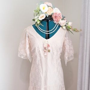 Vintage Lace Wedding Dress from Susan Lane's Country Elegance Collection/ Rose